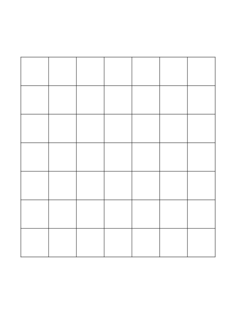 7x7 Grid  Form
