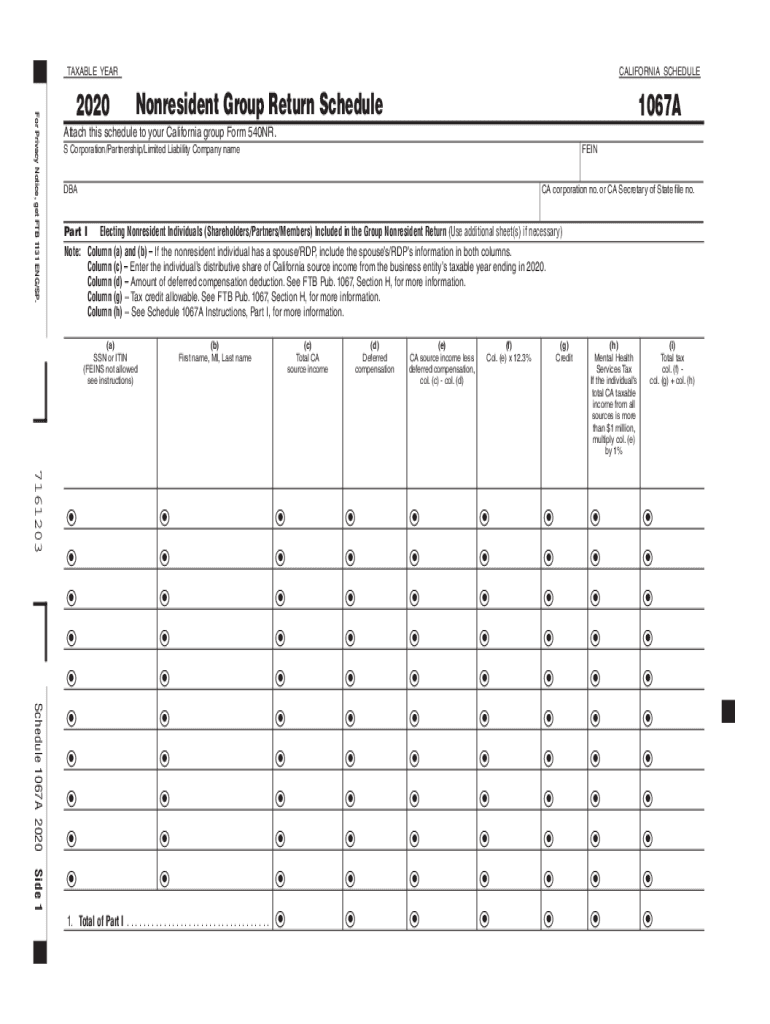 Ftb Publication 1067  Form