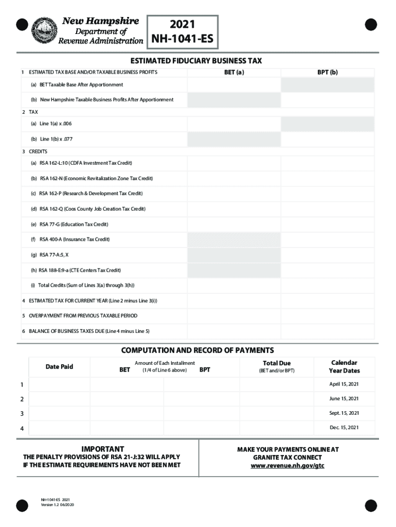 All Department Forms &amp;amp; Instructions NH Dept of Revenue