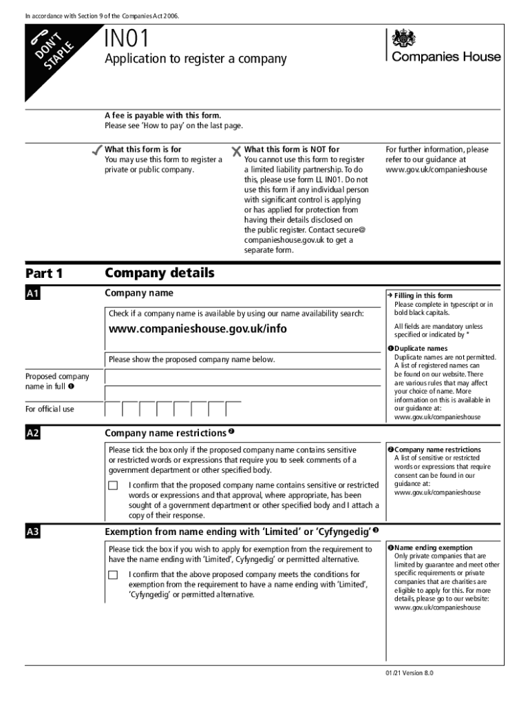  Old Sections for New Sections Companies Act 2021-2024