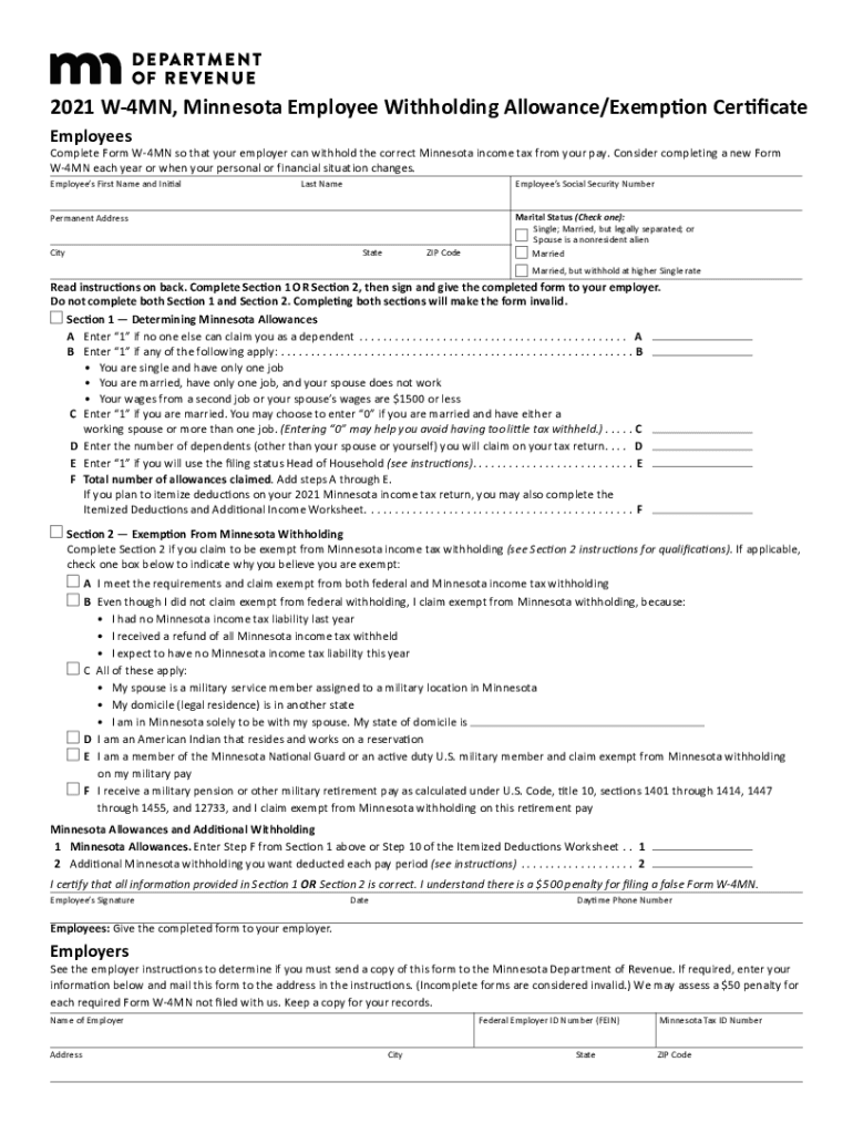  Minnesota Form 2021