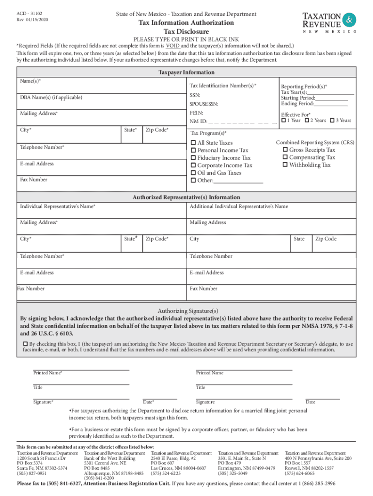 Get and Sign Nm Acd 2020-2022 Form