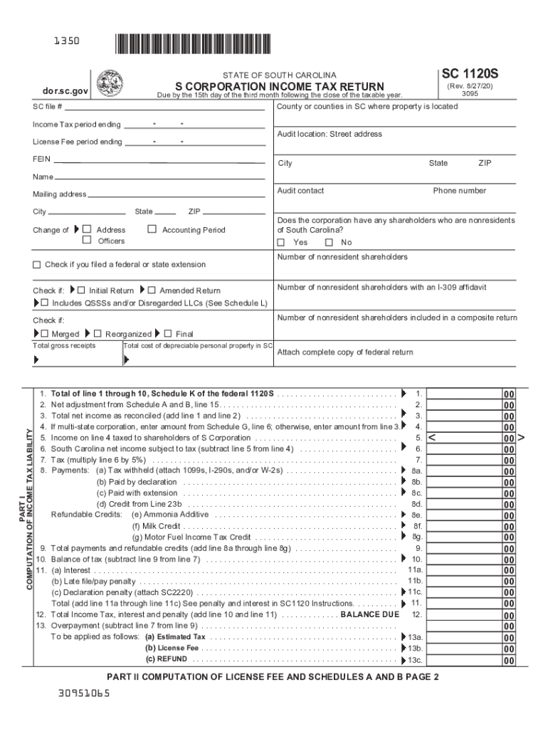  SC1120S SC GOV 2020