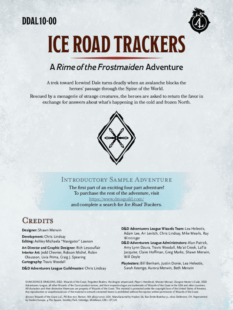 Ice Road Trackers Full PDF  Form