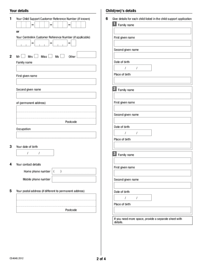  Statutory Declaration Birth Certificate 2020-2024