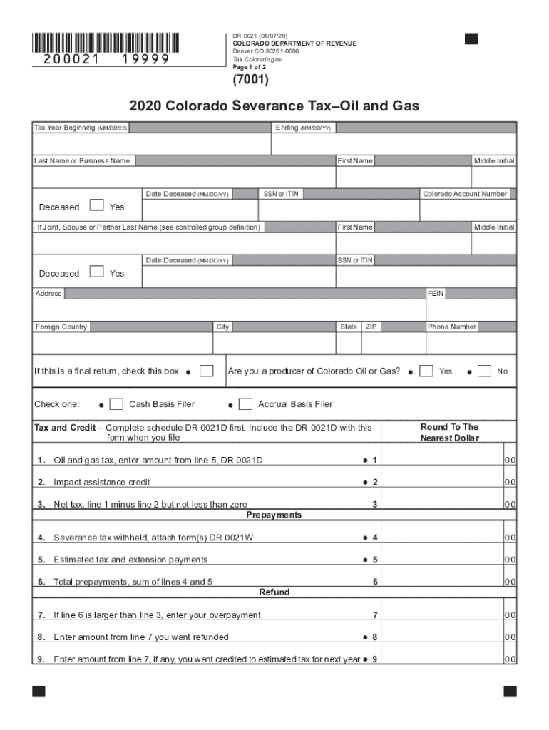  PDF B O Ok Colorado Department of Revenue Colorado Gov 2020