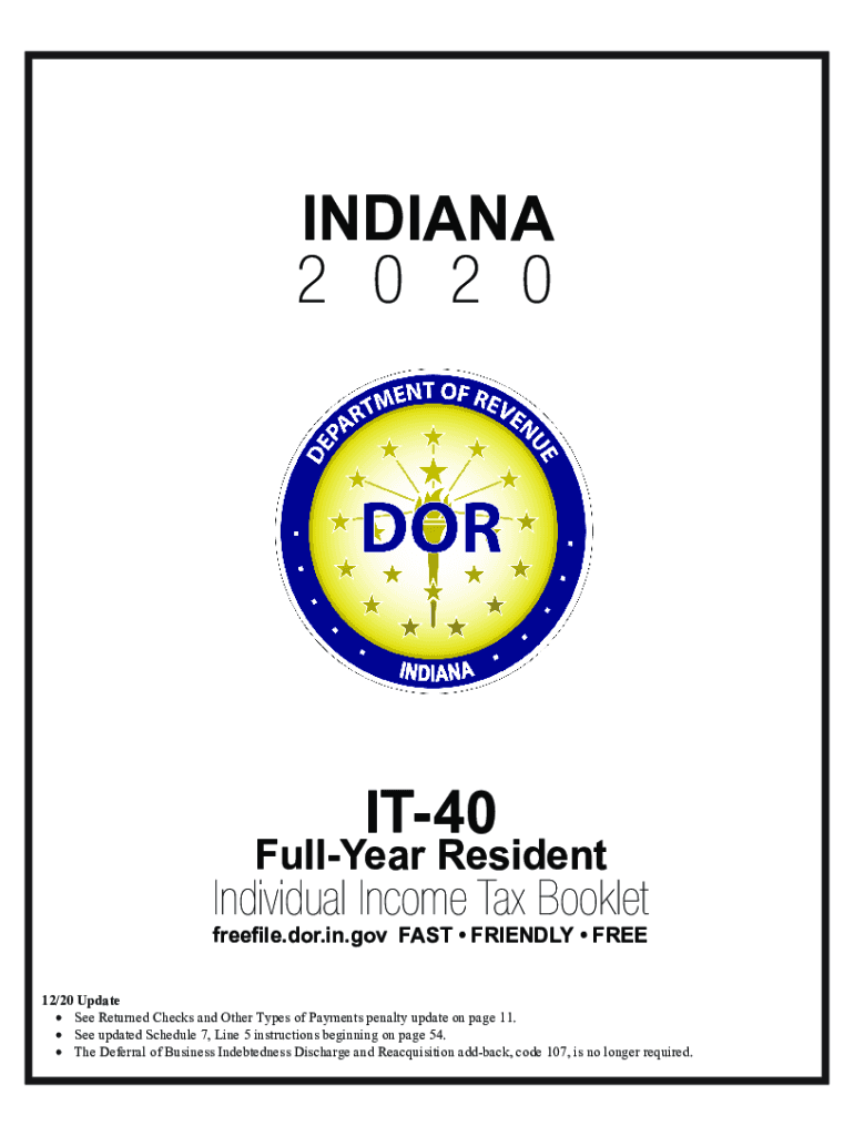 Get and Sign Indiana it 40 Form 2020