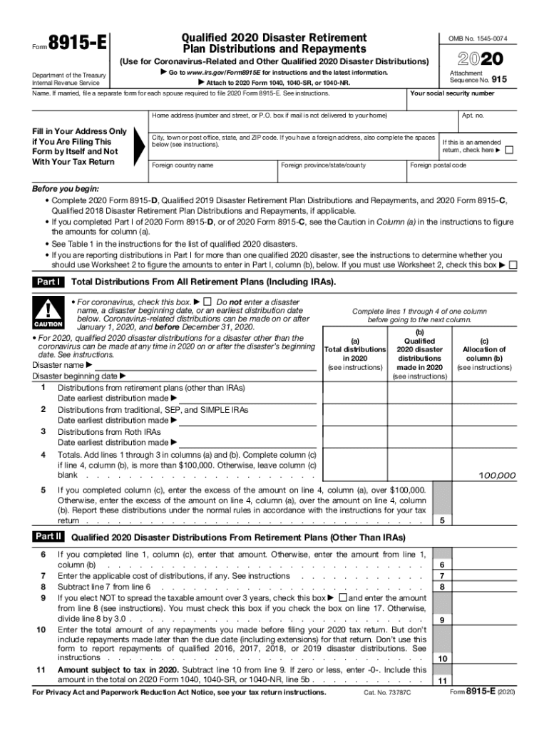 When Can a Retirement Plan Distribute Benefits?Internal  Form