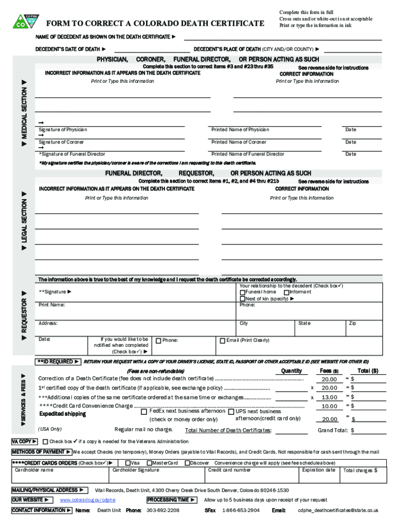  Print or Type the Information in Ink 2018-2024