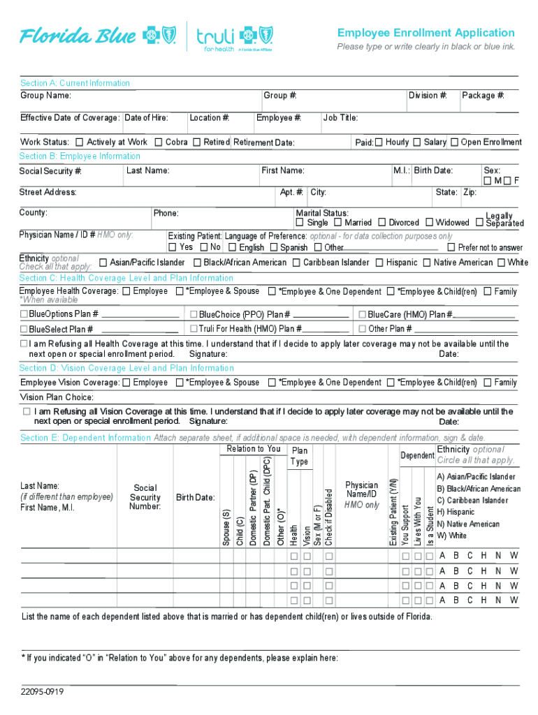  Section B Employee Information 2019-2024