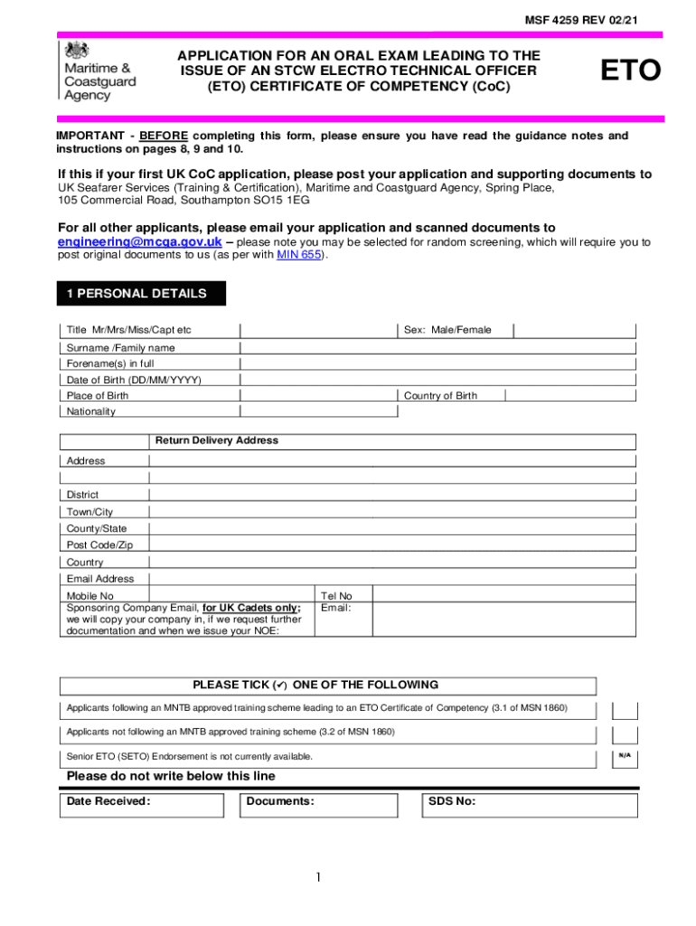 MSF 4259 REV 0221  Form