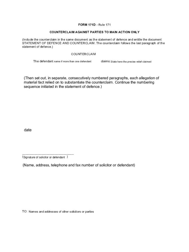 Canada Federal Court Appeal  Form