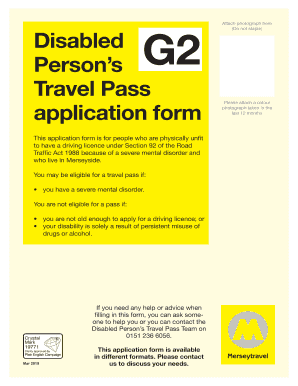 G2 Application Form