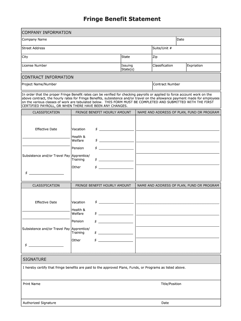 assignment of benefits statement