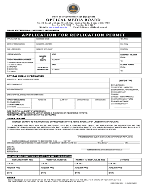 Omb Application Form