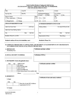 Daas 8190 Attachment  Form