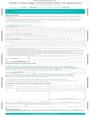 Priority Assistance Application Form Telstra Telstra Com