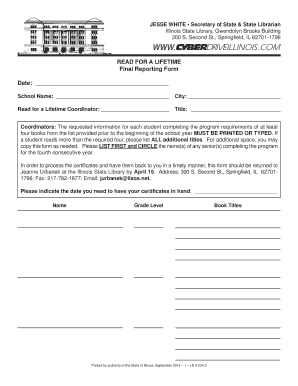 Illinois Lifetime Form