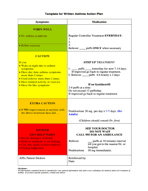 Waap Asthma  Form