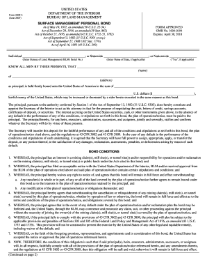 Form 3809 2 Bureau of Land Management Blm