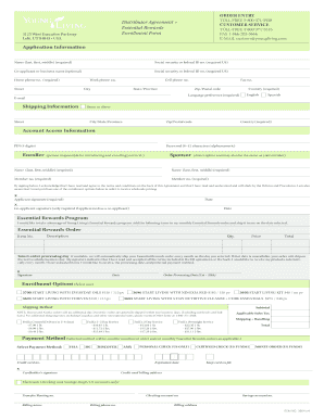  Young Living Distributor Agreement 2009