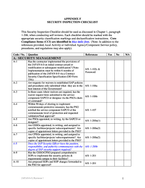 Dss Self Inspection Report Example  Form