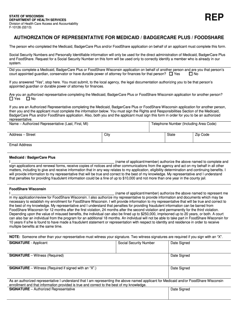 F 10126a  Form