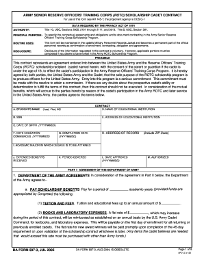 Army Contracts  Form