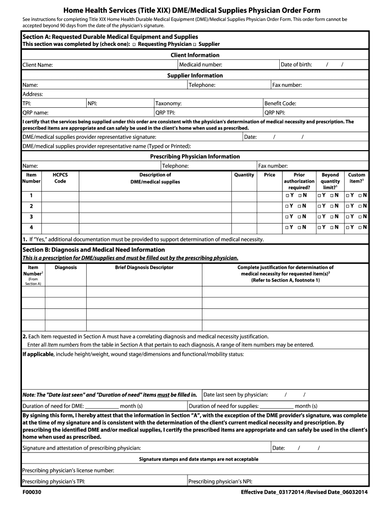  Title Xix  Form 2014