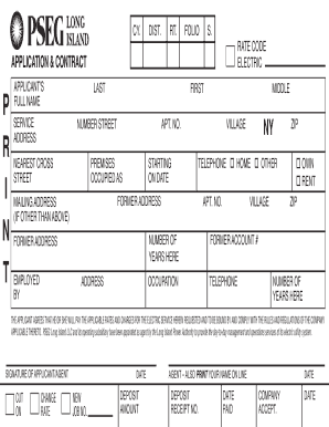  Pseg Residential Application 2014