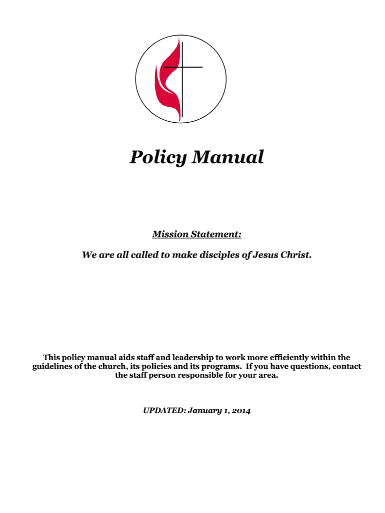 File H Wumc Policy Manual PDF  Form