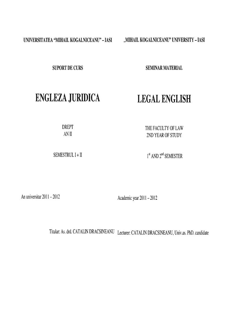 Engleza Juridica PDF  Form