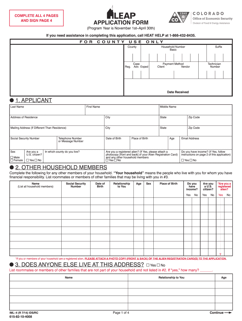 Get and Sign Leap Colorado 2014 Form