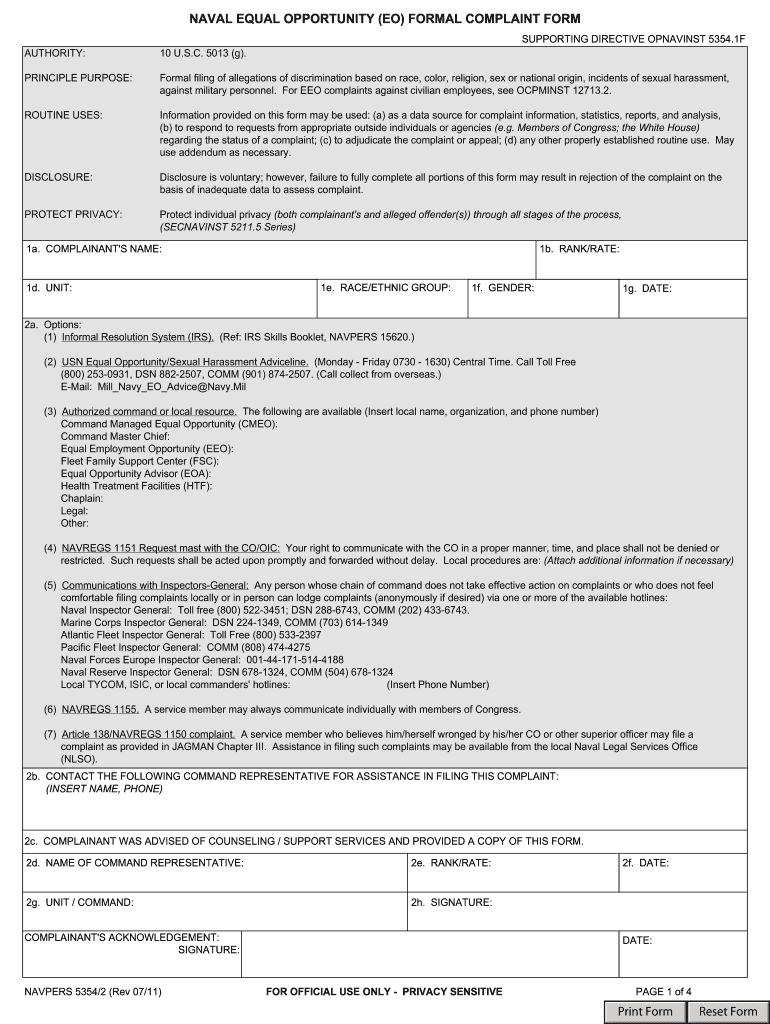 Get and Sign Navpers 5354 2 2011-2022 Form