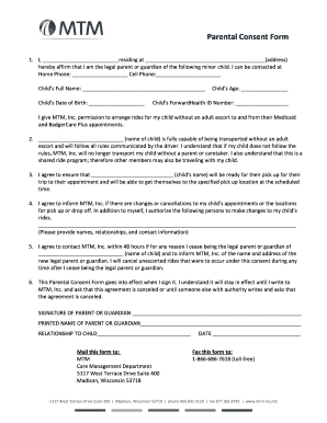  Mtm Parental Consent Form 2013