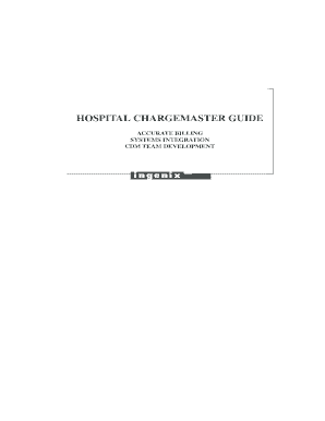 HOSPITAL CHARGEMASTER GUIDE OptumCoding  Form