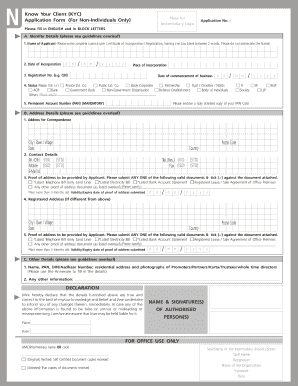 KYC Form for Non Individuals PDF ICICI Prudential Mutual Fund