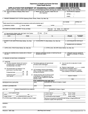 PHS 4013 1 Commissioned Corps Management Information System Dcp Psc