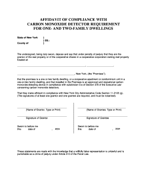  Smoke Detector Acknowledgement Form Nyc 2005-2024