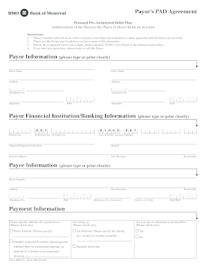 Bmo Direct Deposit Form Fill Out And Sign Printable Pdf Template