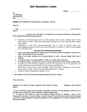 Self Attested Scanned Copy of Authorization Letter on the Letter Head of the Company Agency  Form