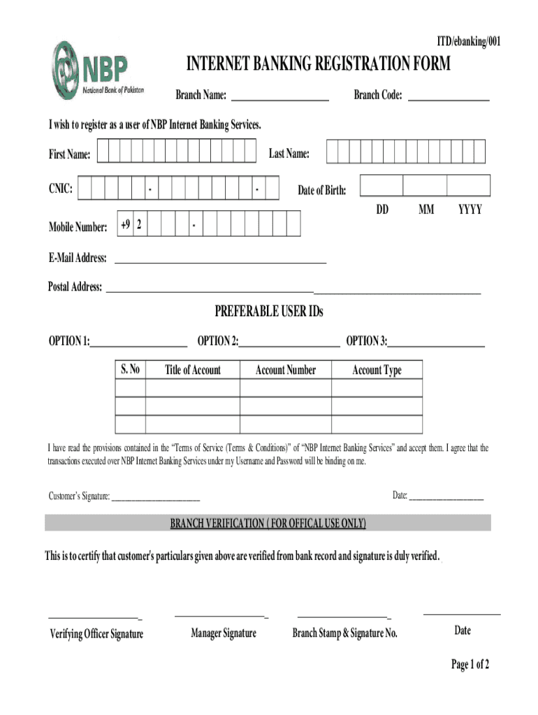 Nbp Registration Form