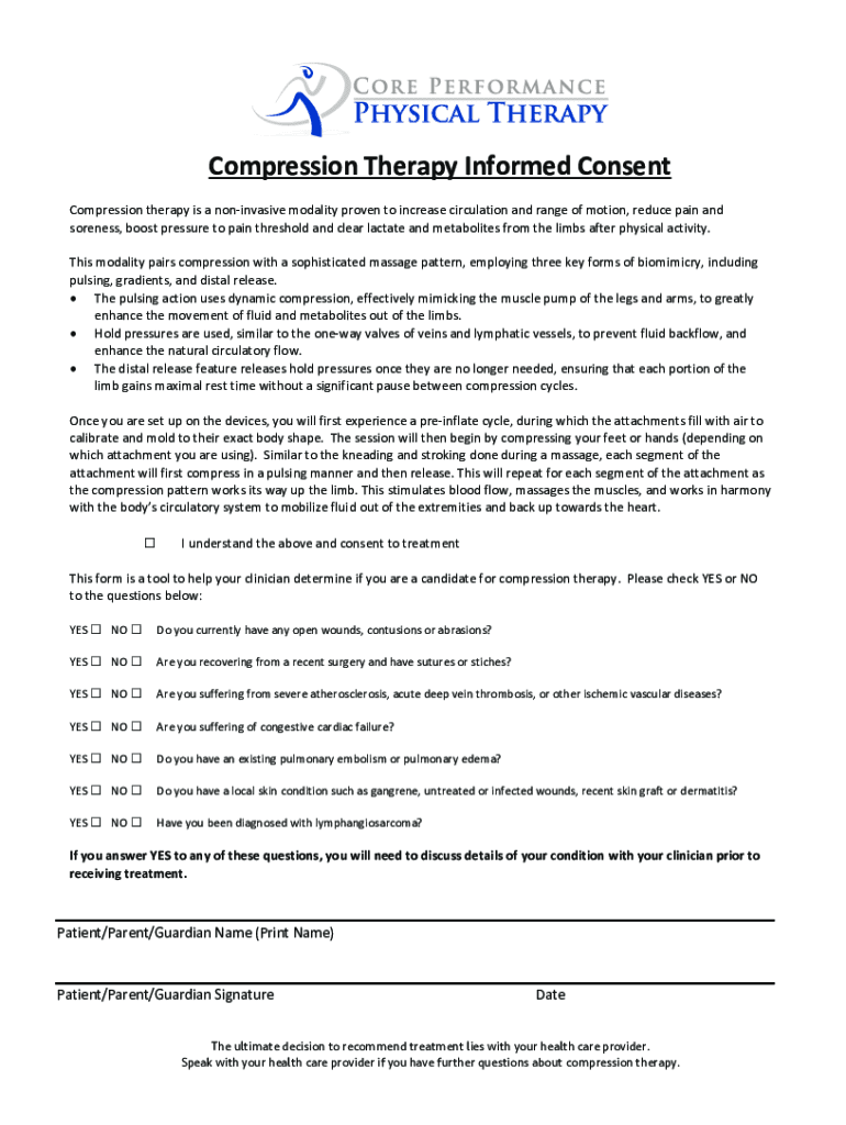 NormaTec Informed Consent Form