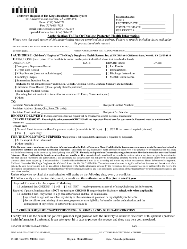  Chkd Doctors Note Form 2023-2024