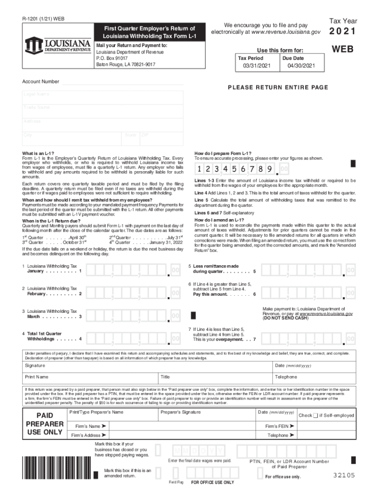  Withholding Tax Frequently Asked Questions Louisiana 2021