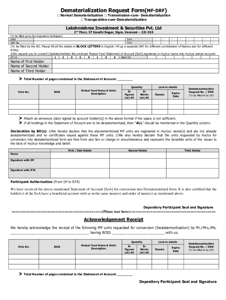 Motilal Oswal Drf Form Download PDF