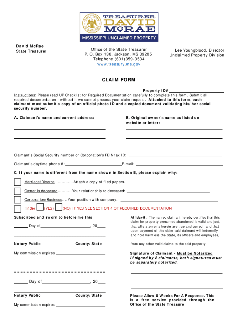 Office of State Treasurer David McRae Facebook Com  Form