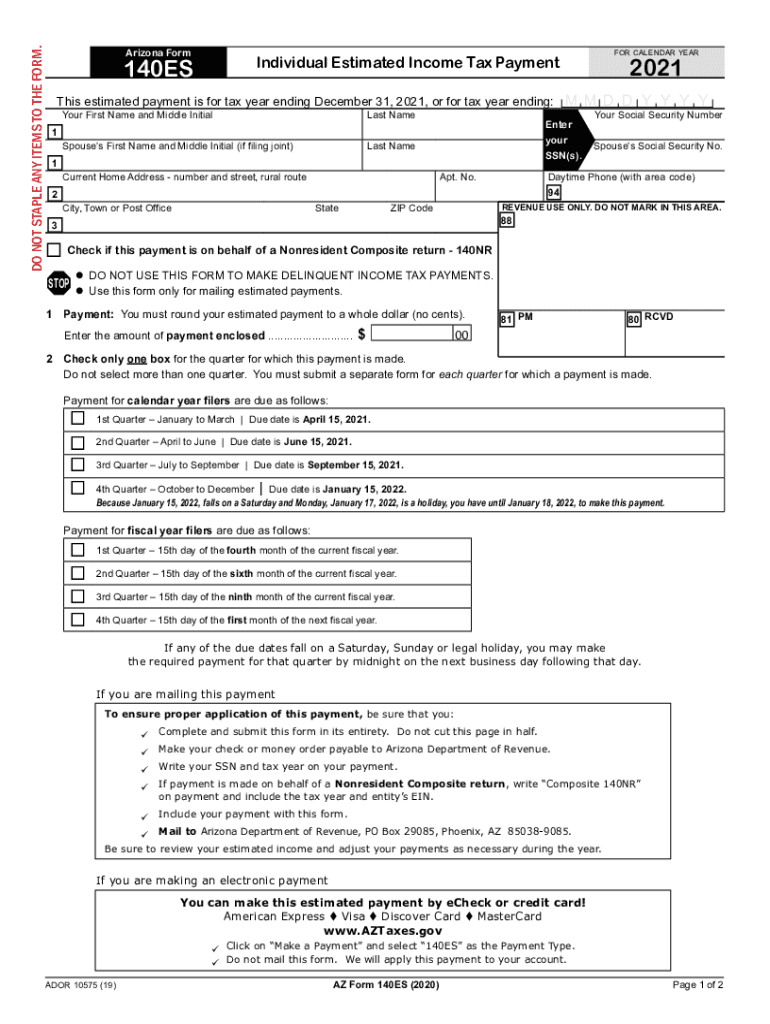  Check If This Payment is on Behalf of a Nonresident Composite Return 140NR 2021