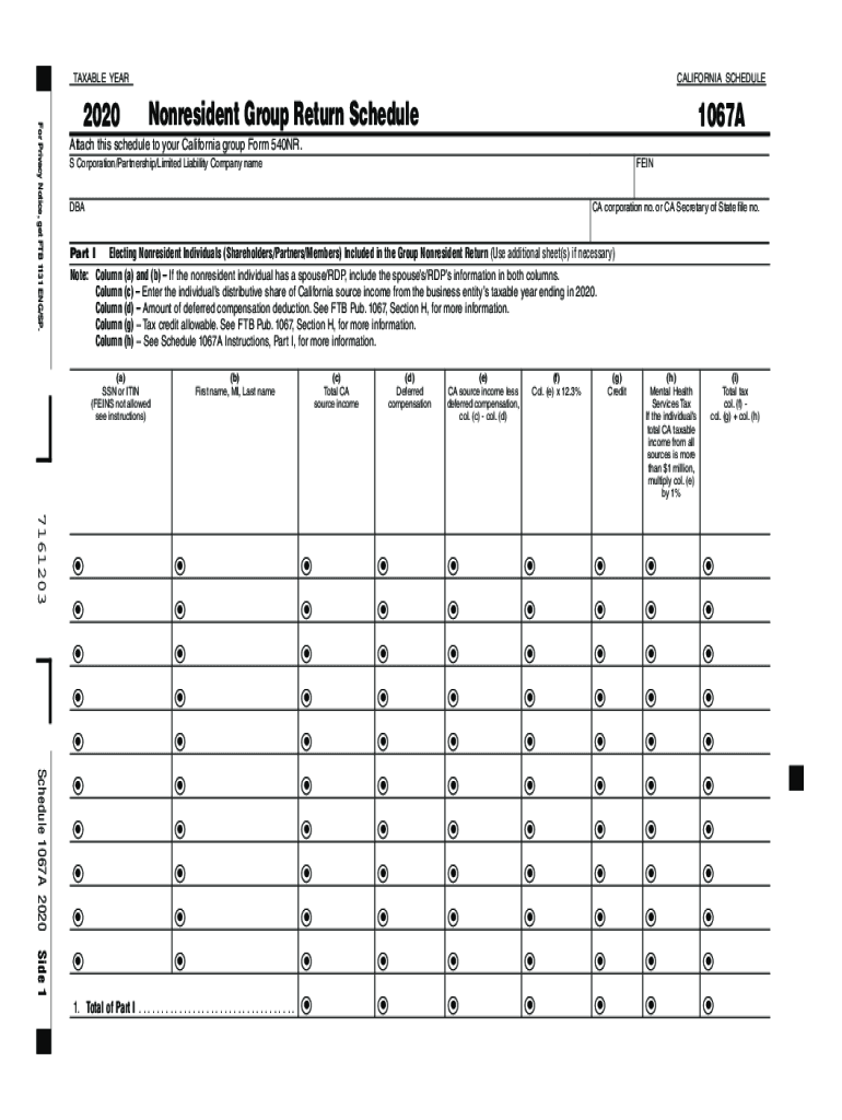  Martinez CA540 Form for Privacy Notice Get FTB 1131 ENG 2020