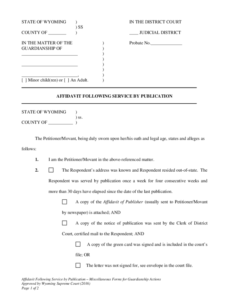  STATE of WYOMINGIN the DISTRICT COURT Courts State Wy Us 2016-2024